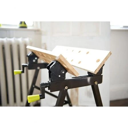 Ryobi 5133001779 Banco de Trabajo Plegable y Ajustable de Bambú Ryobi 5133001779 Banco de Trabajo Plegable y Ajustable de Bambú